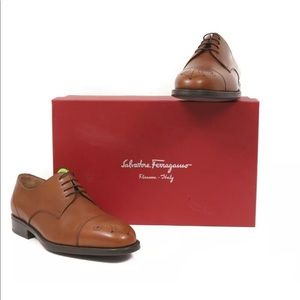 Salvatore Ferragamo LeatherCaptoe Shoes 6.5 EEE NR